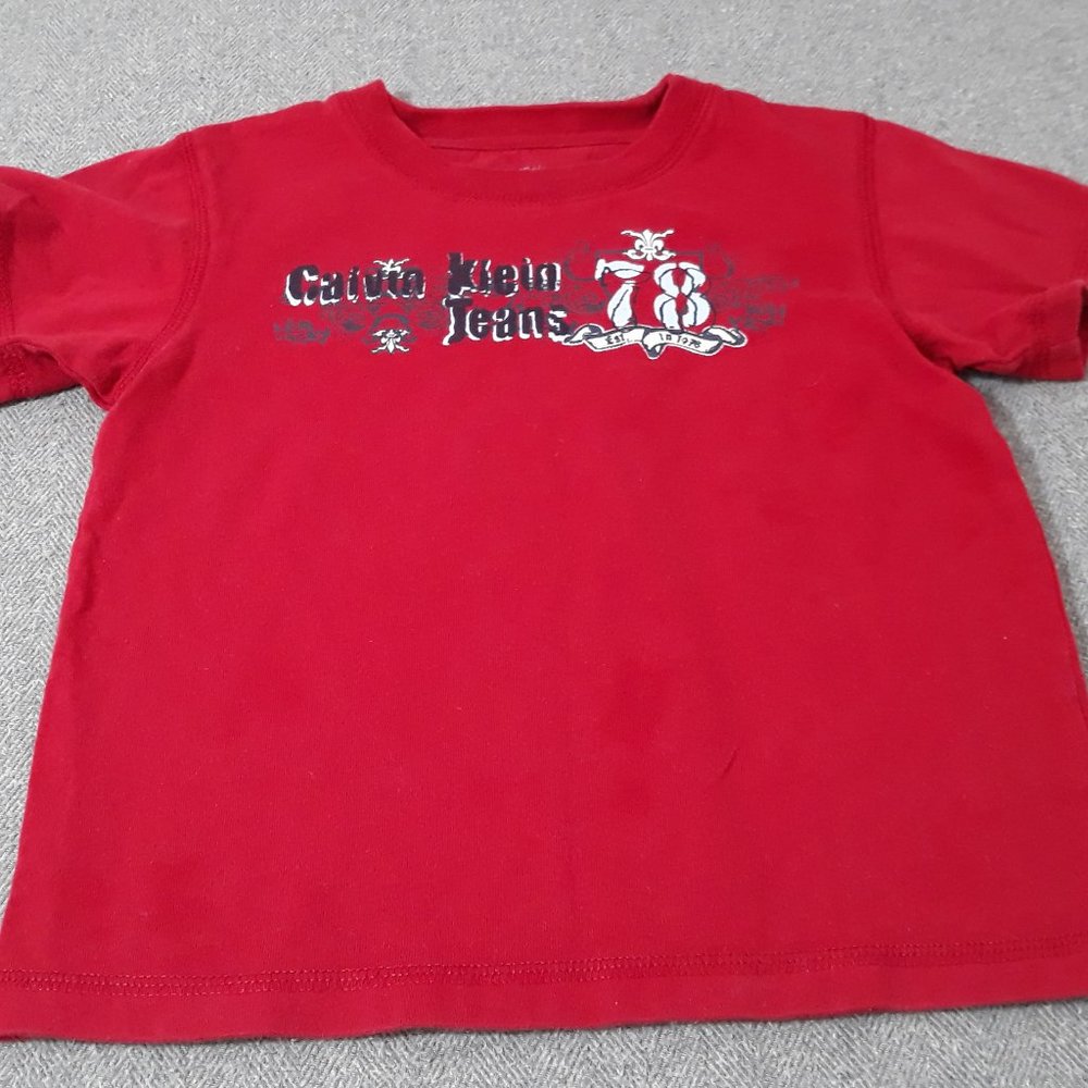 Calvin Klein Jeans - Short Sleeve Tee T-shirt for Child - Size 4T